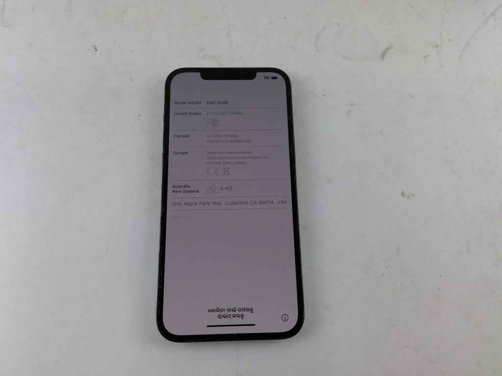 Apple IPhone 12 Pro Max Activation Locked, Sold For Parts