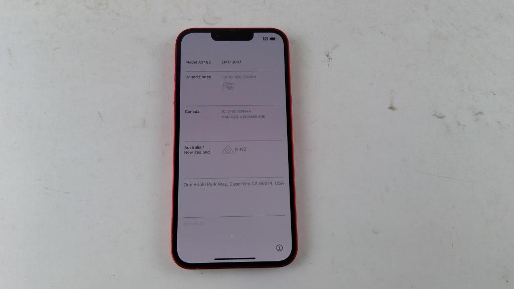 Apple IPhone 13, Activation Locked, Sold For Parts