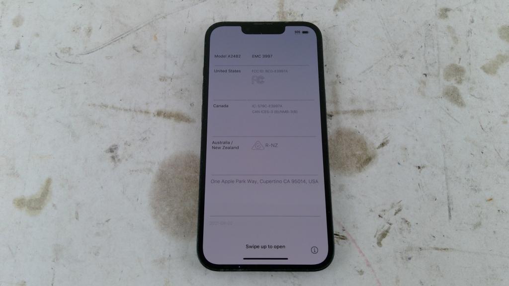 Apple IPhone 13 Activation Locked, Sold For Parts