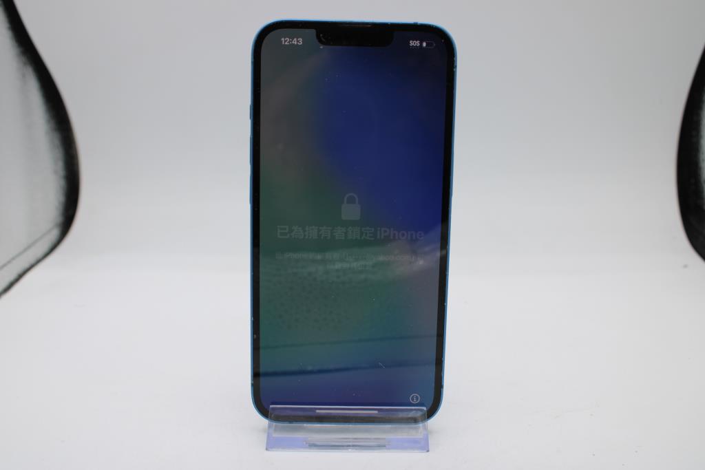 Apple IPhone 13, Blue, 128 GB, Unknown Carrier, Locked To Owner - SOLD FOR PARTS ONLY
