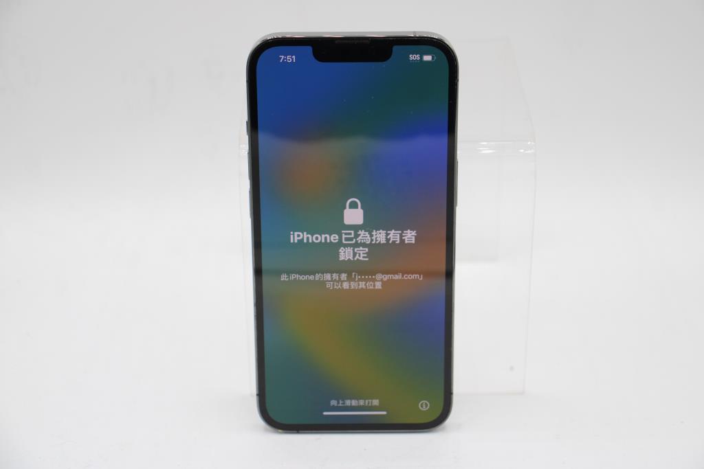 Apple IPhone 13 Pro, 256GB, Unknown Carrier, Locked To Owner SOLD FOR