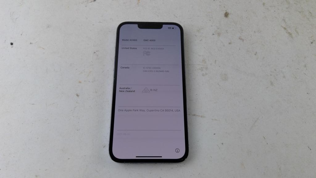 Apple IPhone 13 Pro, Activation Locked, Sold For Parts