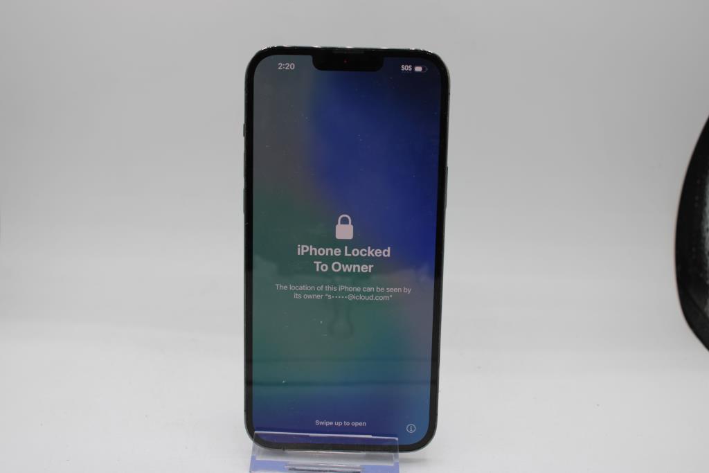 Apple IPhone 13 Pro Max, 128 GB, Unknown Carrier, Locked To Owner - SOLD FOR PARTS ONLY