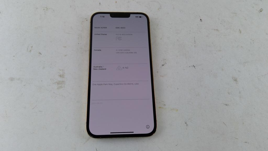Apple IPhone 13 Pro Max, Activation Locked, Sold For Parts
