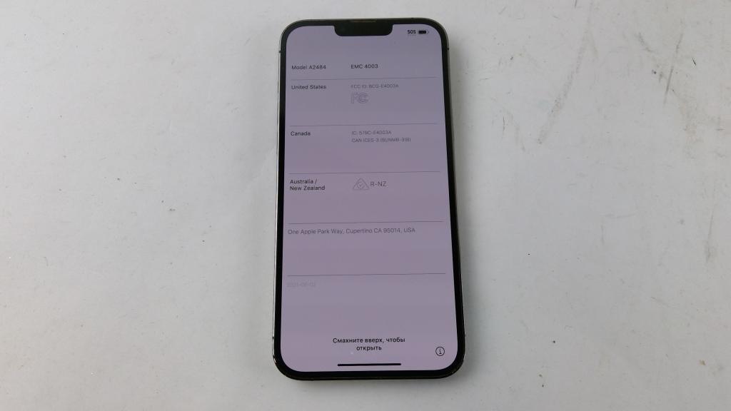 Apple IPhone 13 Pro Max Activation Locked, Sold For Parts