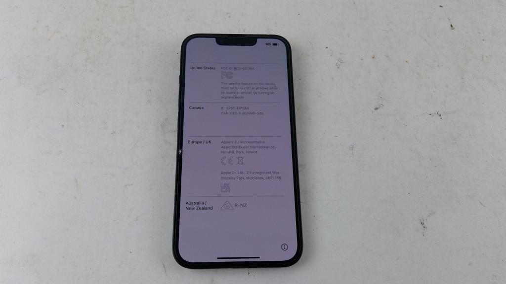 Apple IPhone 14, Activation Locked, Sold For Parts