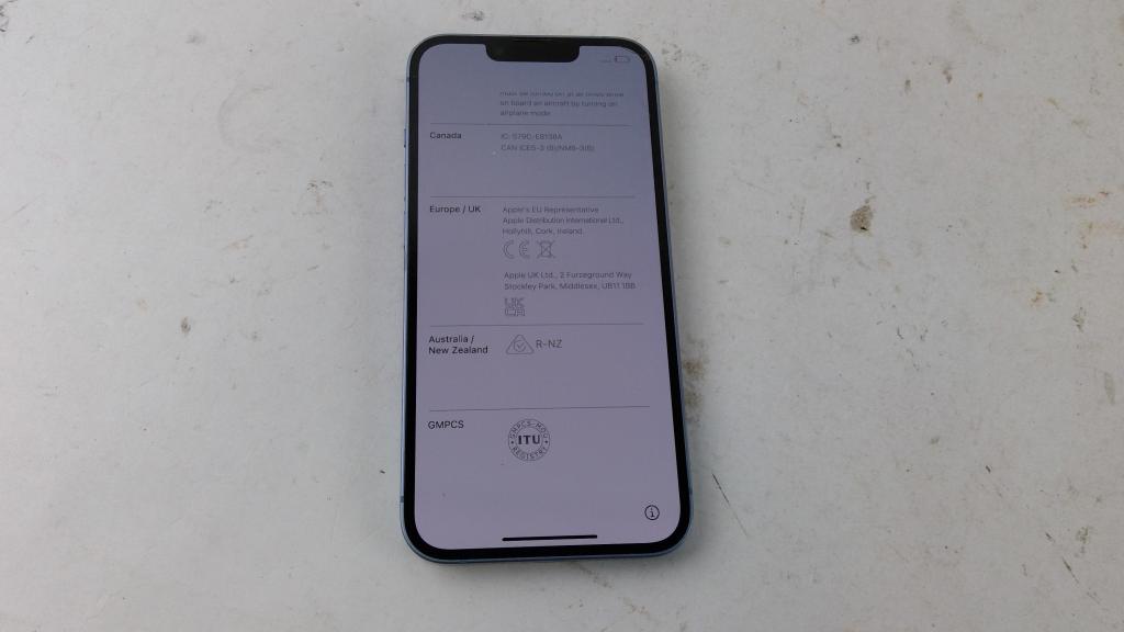 Apple IPhone 14, Activation Locked, Sold For Parts