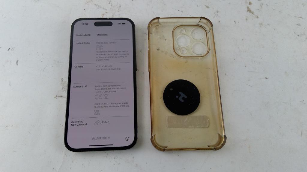 Apple IPhone 14 Pro, Activation Locked, Sold For Parts