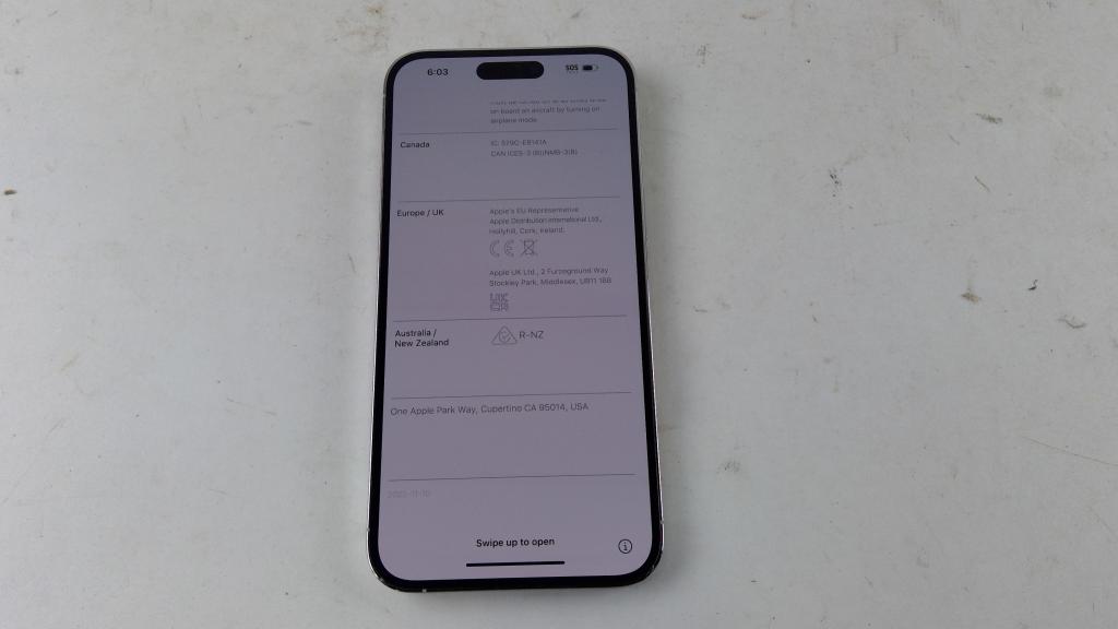 Apple IPhone 14 Pro Max, Activation Locked, Sold For Parts