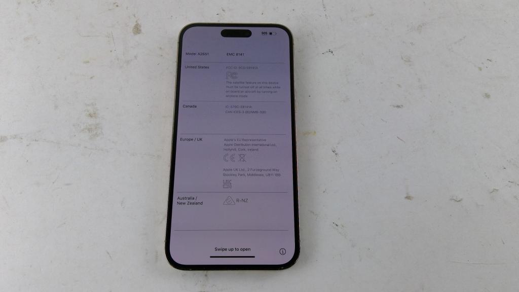 Apple IPhone 14 Pro Max, Activation Locked, Sold For Parts