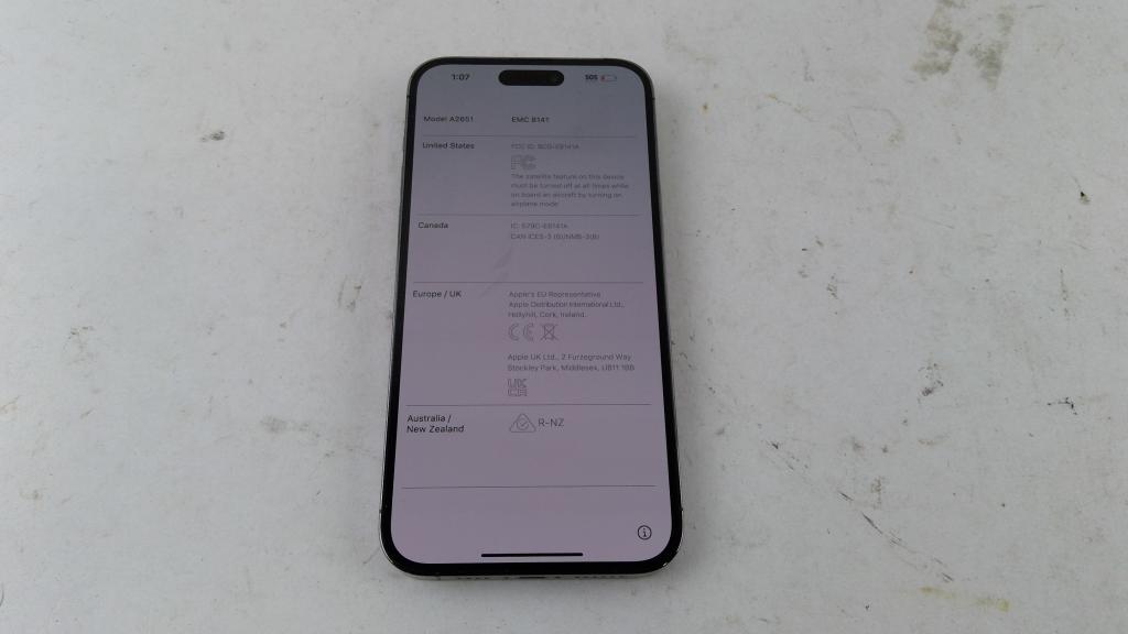 Apple IPhone 14 Pro Max, Activation Locked, Sold For Parts