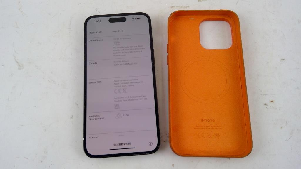 Apple IPhone 14 Pro Max Activation Locked, Sold For Parts