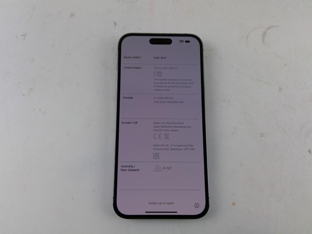 Apple IPhone 14 Pro Max Activation Locked, Sold For Parts