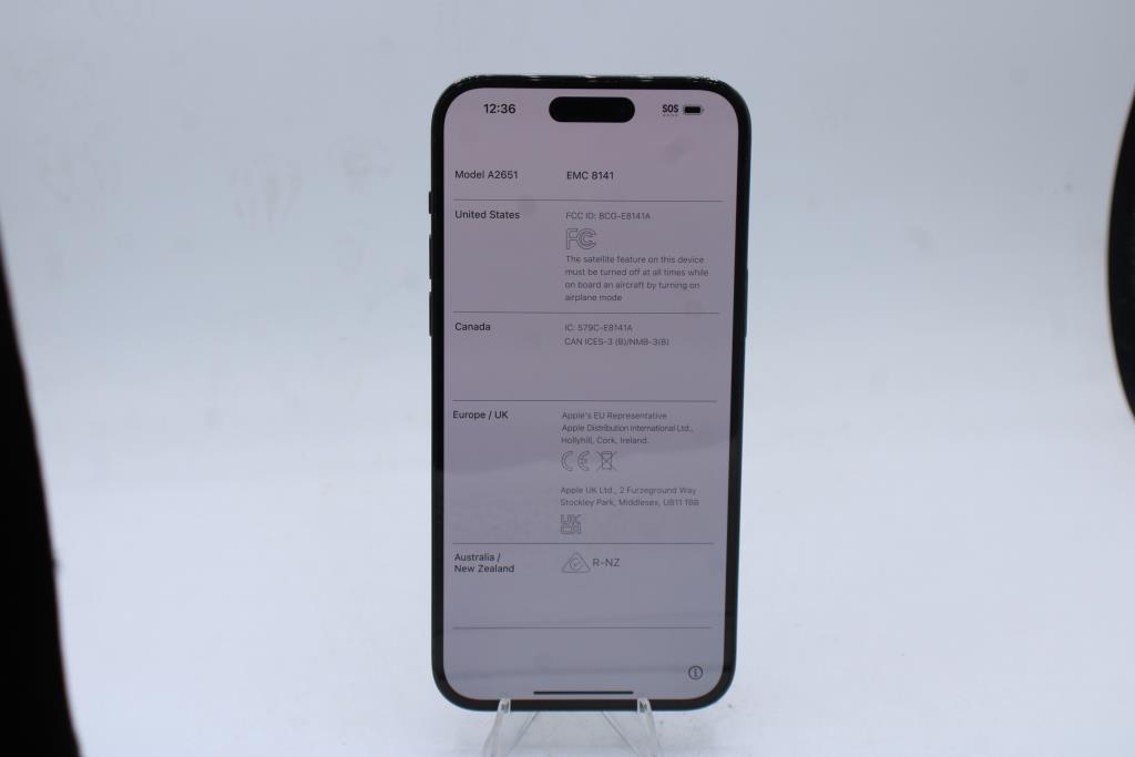 Apple IPhone 14 Pro Max Plus, 128GB, Unknown Carrier, Locked To Owner