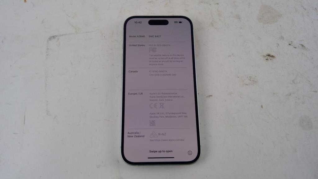 Apple IPhone 15 Activation Locked, Sold For Parts