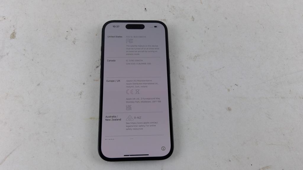 Apple IPhone 15, Activation Locked, Sold For Parts
