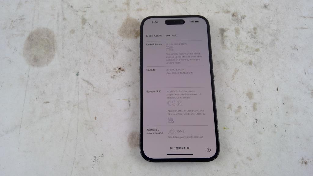 Apple IPhone 15 Activation Locked, Sold For Parts