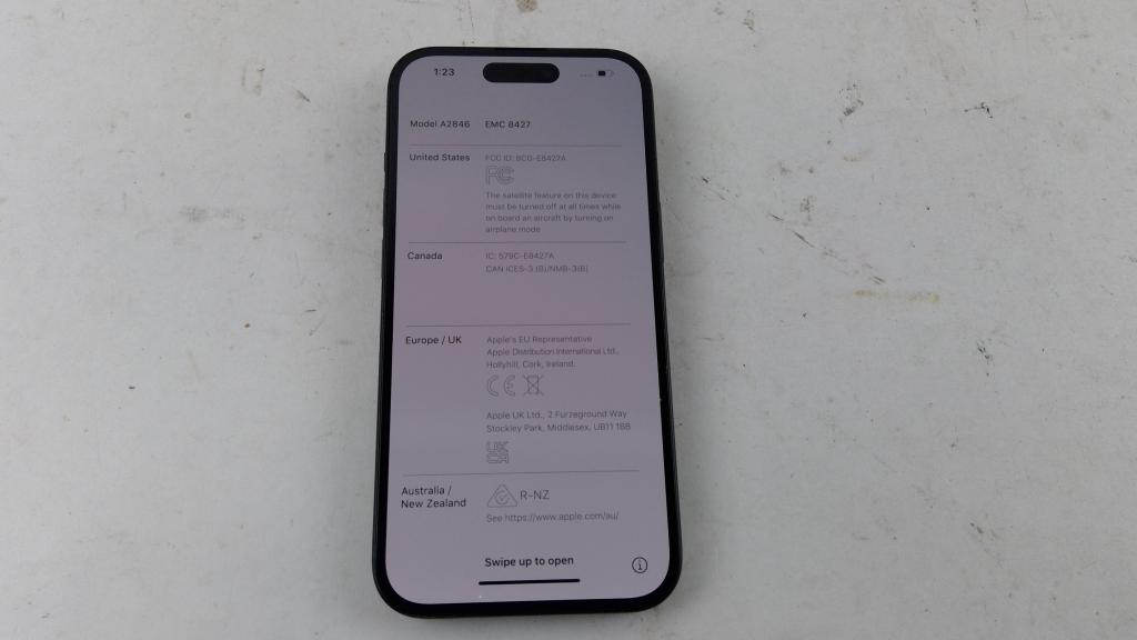 Apple IPhone 15, Activation Locked, Sold For Parts