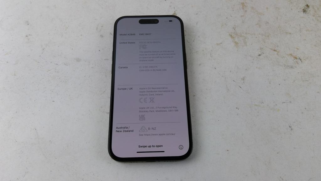 Apple IPhone 15, Activation Locked, Sold For Parts