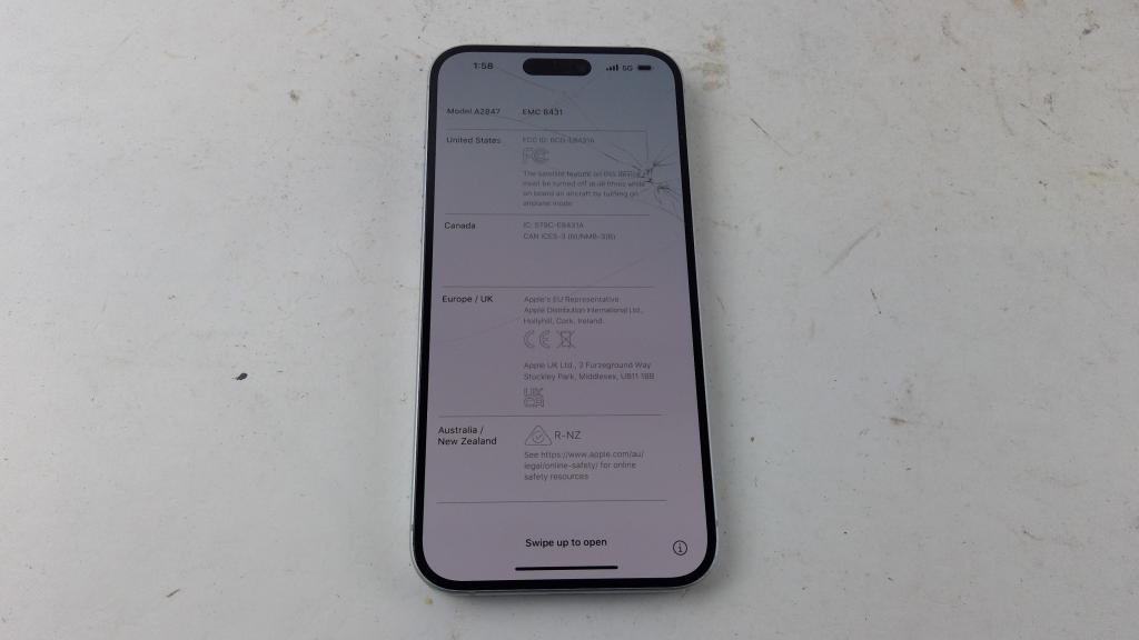 Apple IPhone 15 Plus, Activation Locked, Sold For Parts