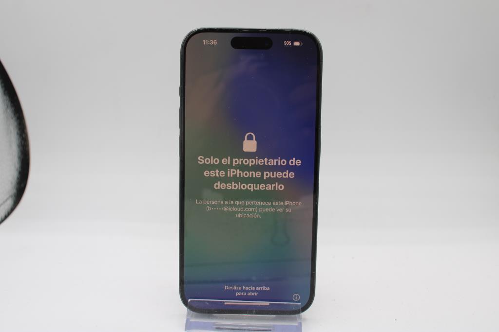 Apple IPhone 15 Pro, 128GB, Unknown Carrier, Locked To Owner - SOLD FOR PARTS ONLY