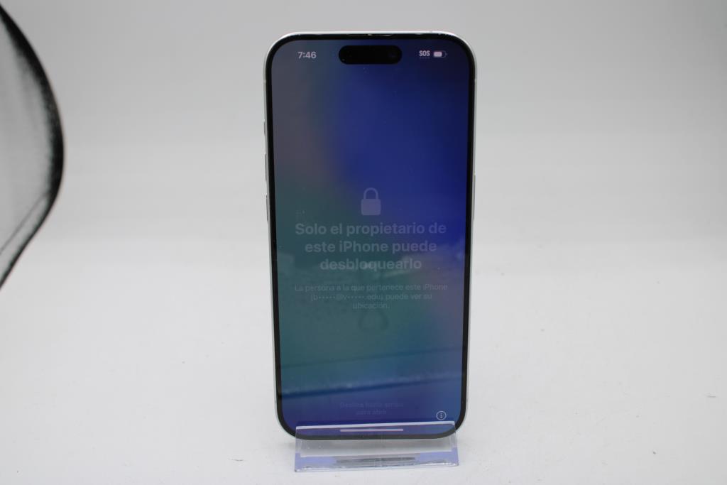 Apple IPhone 15 Pro, 256 GB, Unknown Carrier, Locked To Owner - SOLD FOR PARTS ONLY