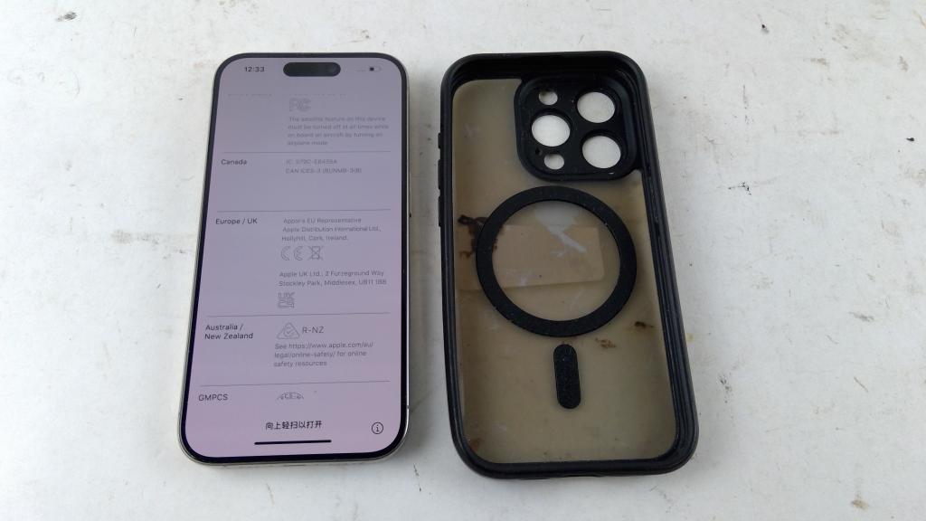Apple IPhone 15 Pro, Activation Locked, Sold For Parts