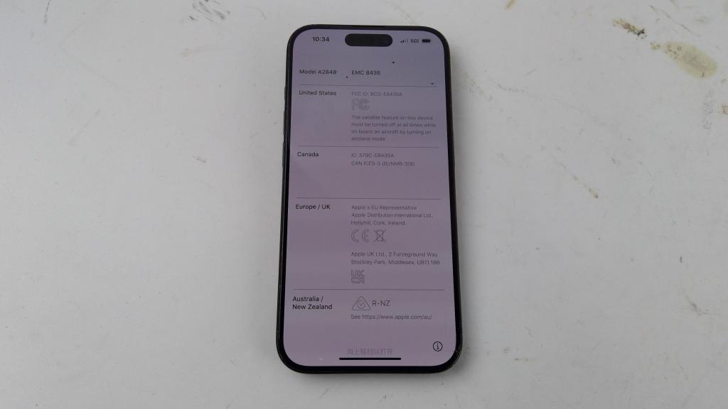 Apple IPhone 15 Pro Activation Locked, Sold For Parts