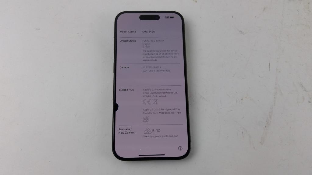 Apple IPhone 15 Pro Activation Locked, Sold For Parts