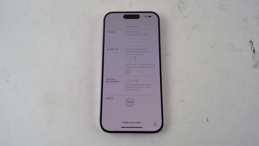 Apple IPhone 15 Pro Activation Locked, Sold For Parts