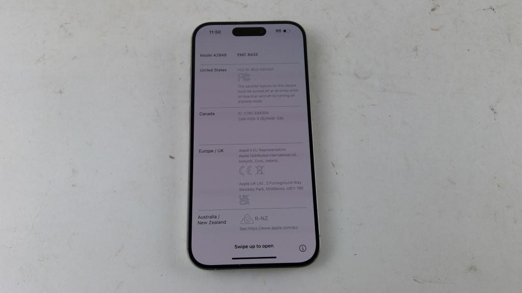 Apple IPhone 15 Pro, Activation Locked, Sold For Parts