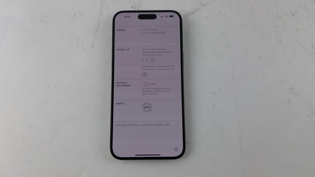 Apple IPhone 15 Pro Max Activation Locked, Sold For Parts