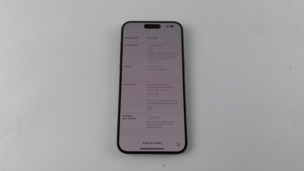 Apple IPhone 15 Pro Max Activation Locked, Sold For Parts