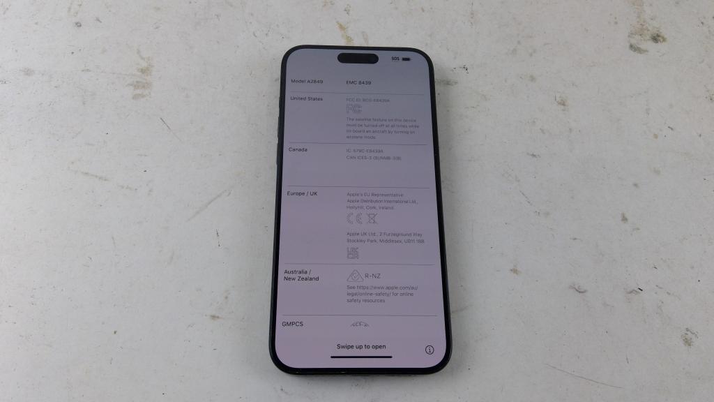 Apple IPhone 15 Pro Max, Activation Locked, Sold For Parts