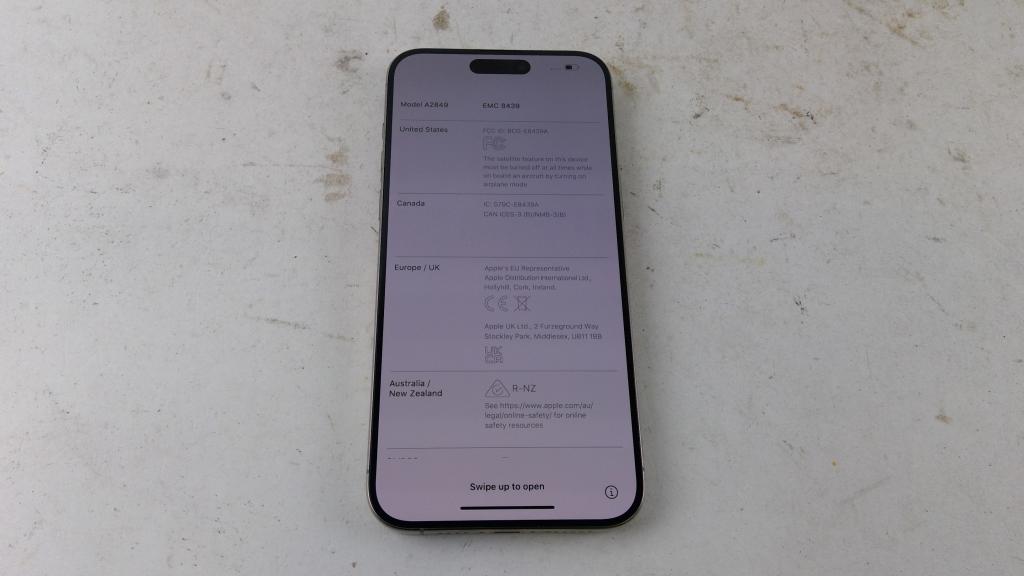 Apple IPhone 15 Pro Max, Activation Locked, Sold For Parts
