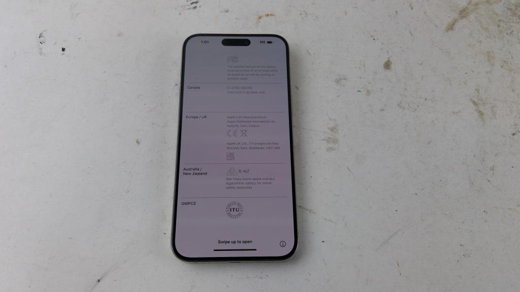 Apple IPhone 15 Pro Max, Activation Locked, Sold For Parts