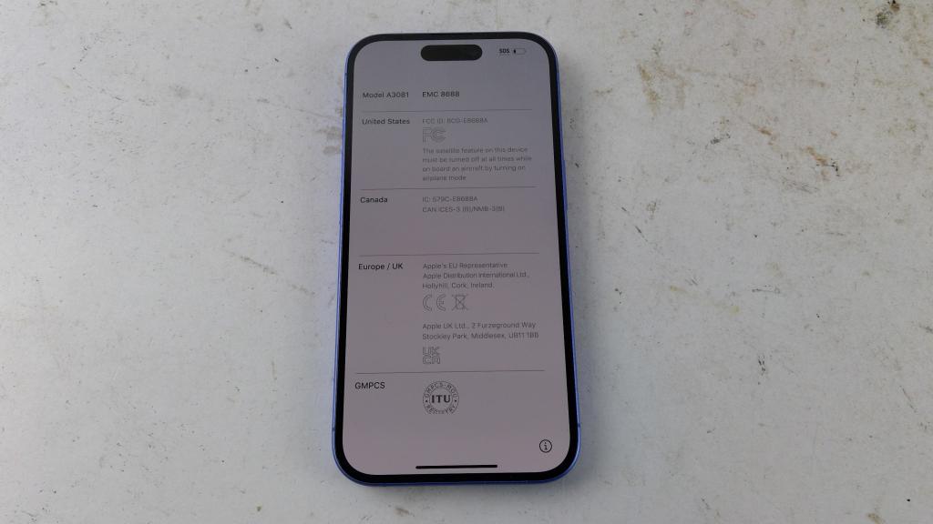Apple IPhone 16, Activation Locked, Sold For Parts