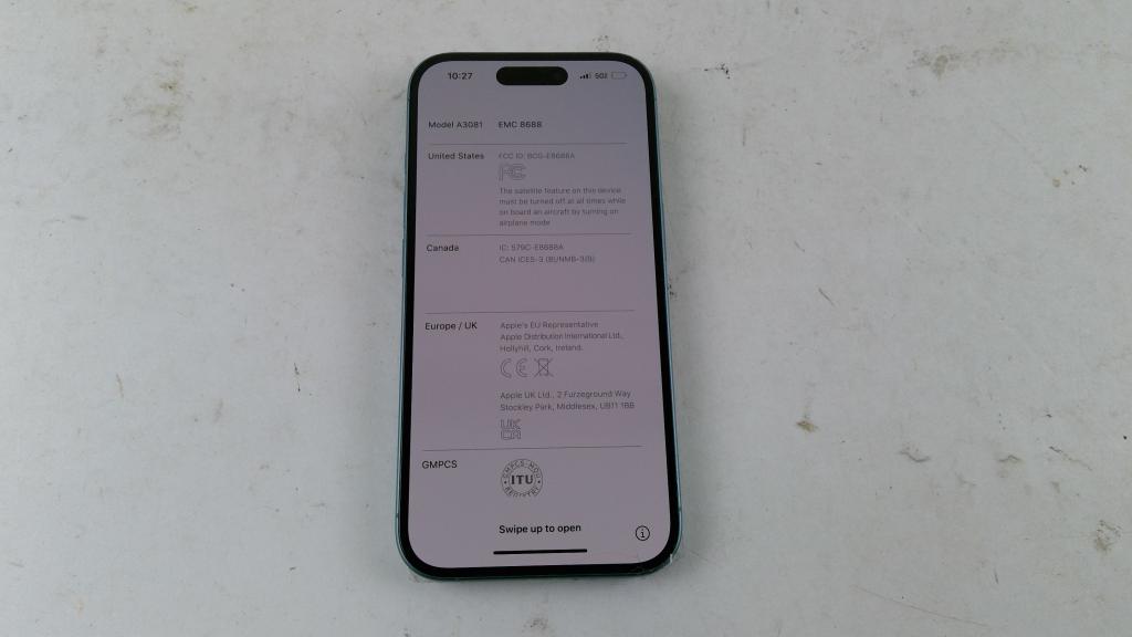 Apple IPhone 16, Activation Locked, Sold For Parts