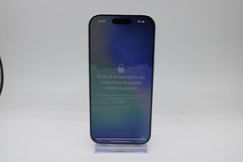 Apple IPhone 16 Pro, 128 GB, Unknown Carrier, Locked To Owner - SOLD FOR PARTS ONLY