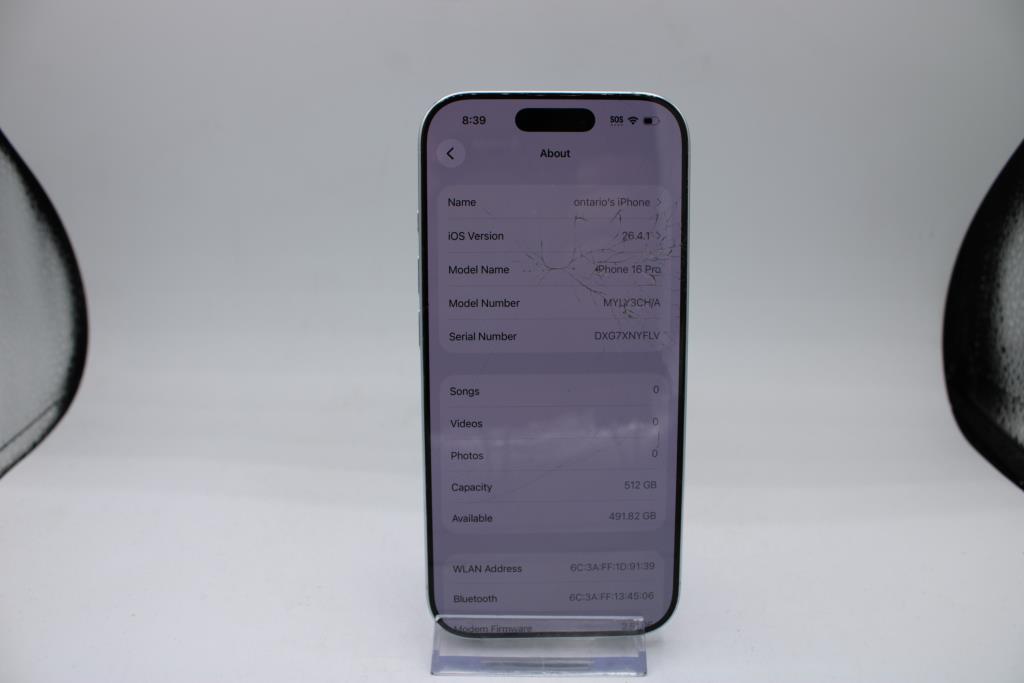 Apple IPhone 16 Pro, 512 GB, Unknown Carrier