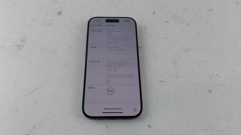 Apple IPhone 16 Pro, Activation Locked, Sold For Parts