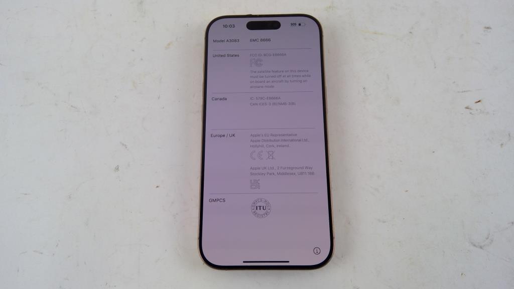 Apple IPhone 16 Pro Activation Locked, Sold For Parts