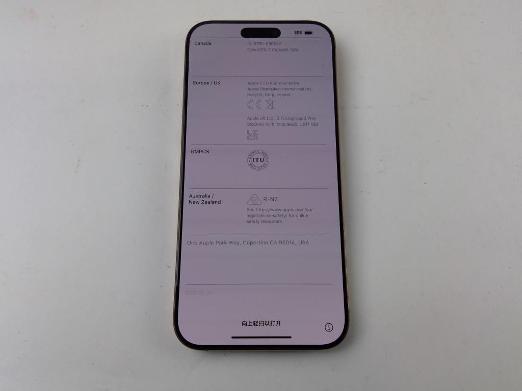 Apple IPhone 16 Pro Max Activation Locked, Sold For Parts
