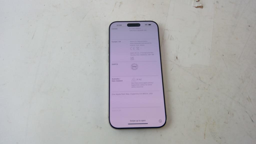 Apple IPhone 16 Pro Max Activation Locked, Sold For Parts