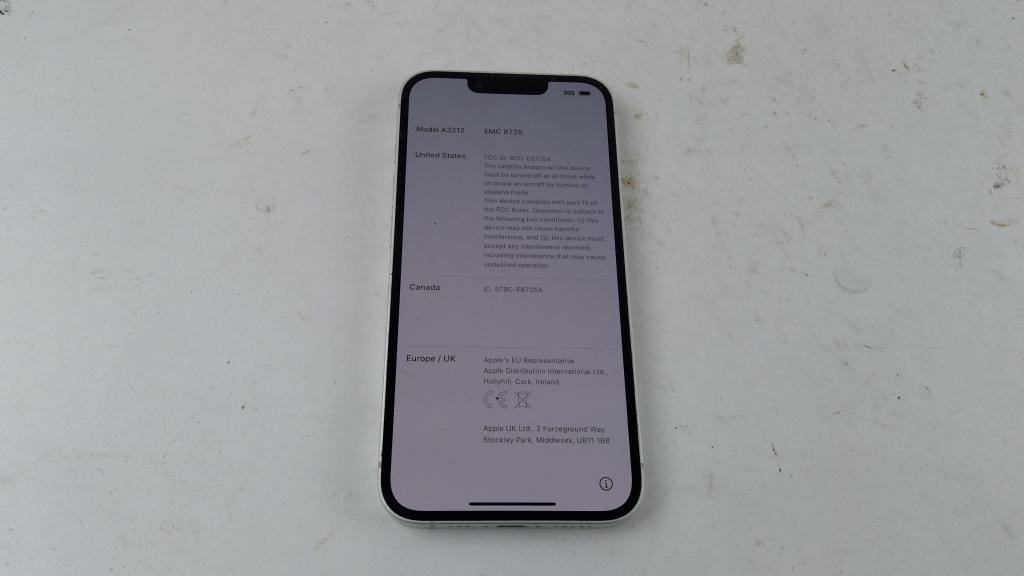 Apple IPhone 16e, Activation Locked, Sold For Parts