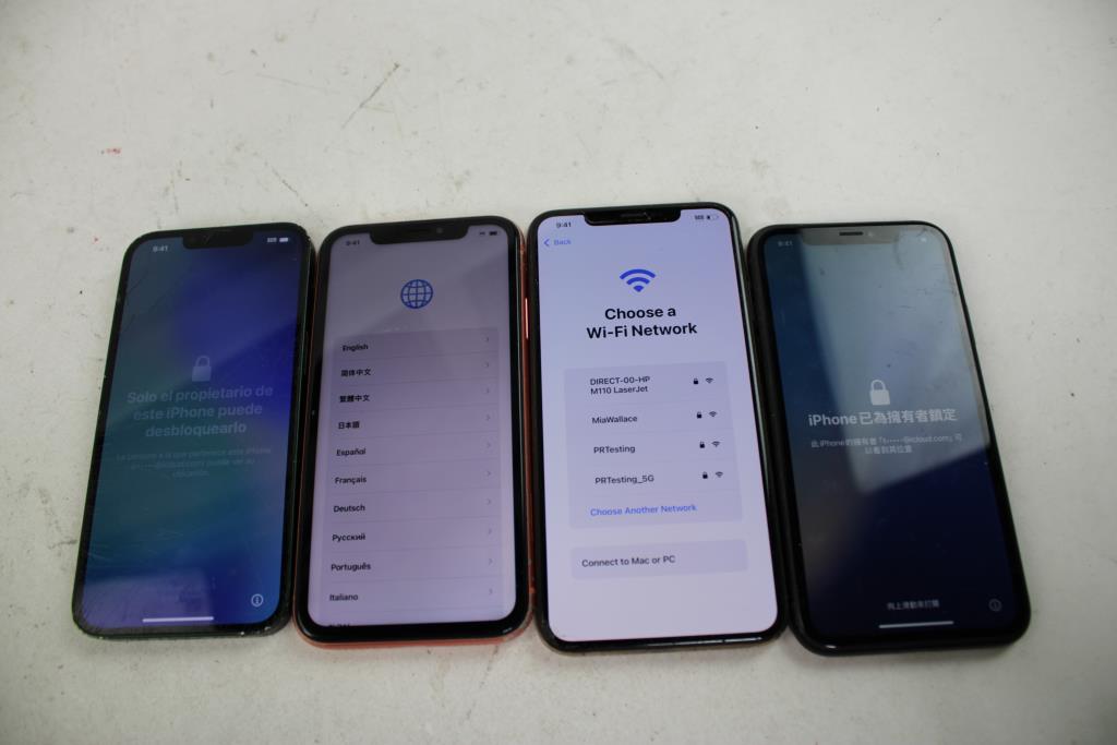 Apple IPhone Lot, 4 Pieces, Sold For Parts