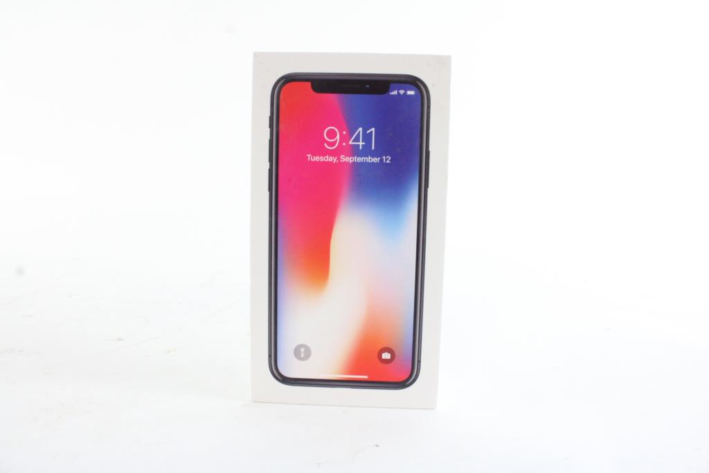 Apple IPhone X, Carrier Unknown Sold For Parts Property Room