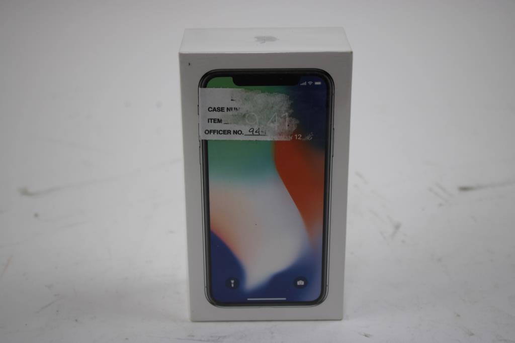 Apple IPhone X, Silver, 64 GB - NEW IN SEALED BOX