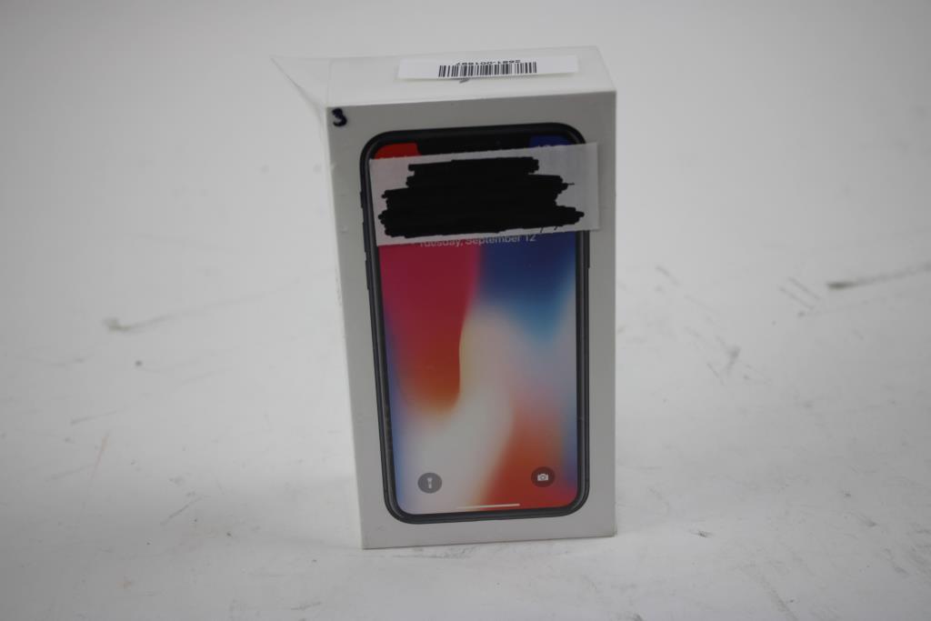 Apple IPhone X, Space Grey, 64 GB - NEW