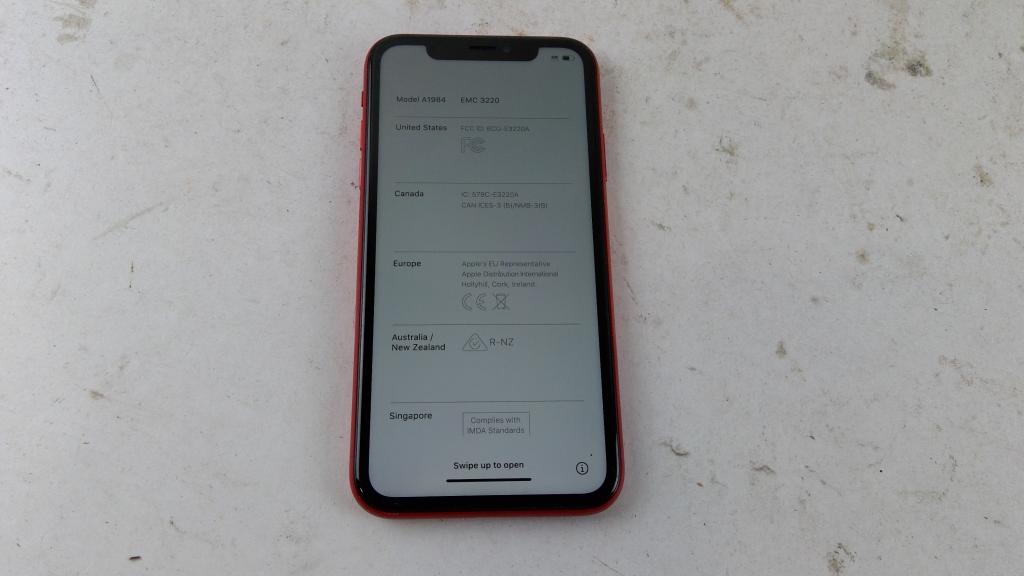 Apple IPhone XR, Activation Locked, Sold For Parts